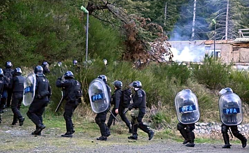 represión policial en Mascardi