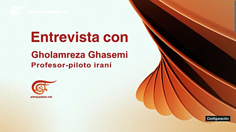 Entrevista el profesor y piloto iraní Gholamreza Ghasemi