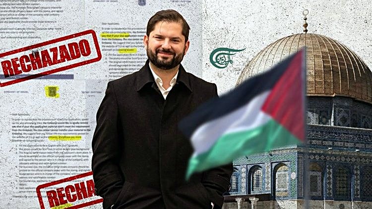 Boric rechaza a la diplomática sionista