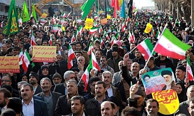 movilización popular en Irán
