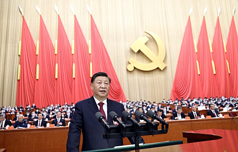 Xi Jinping en el XX Congreso del PC de China